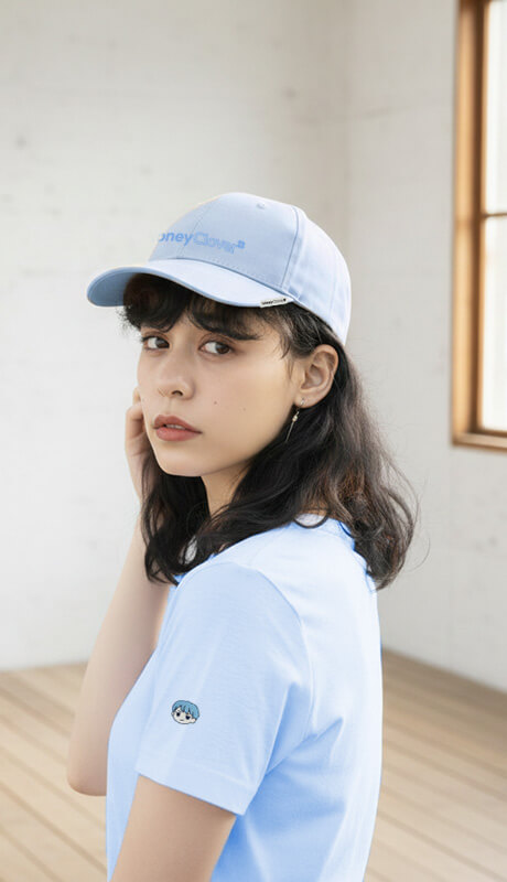 キャップの着用イメージ