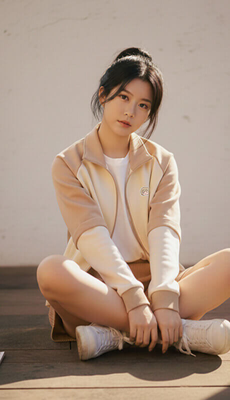 切り替えジャージの着用イメージ